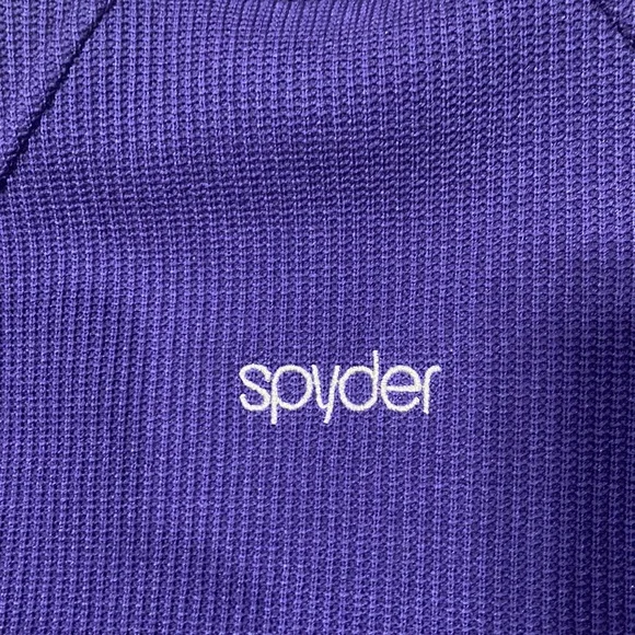 Spyder zip front long sleeve, women’s purple jacket, size small - Picture 8 of 13